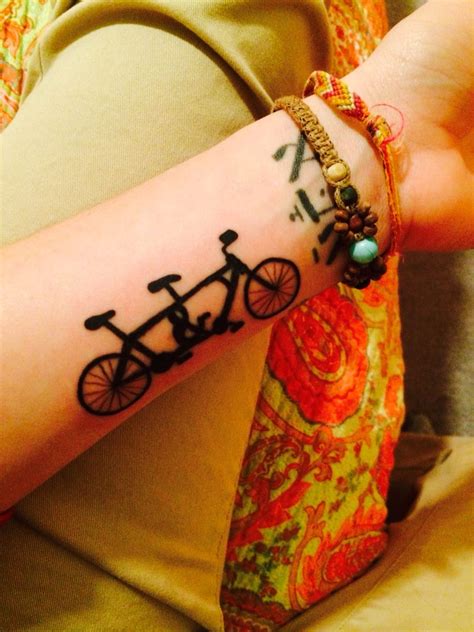 Tandem Bike Tattoo